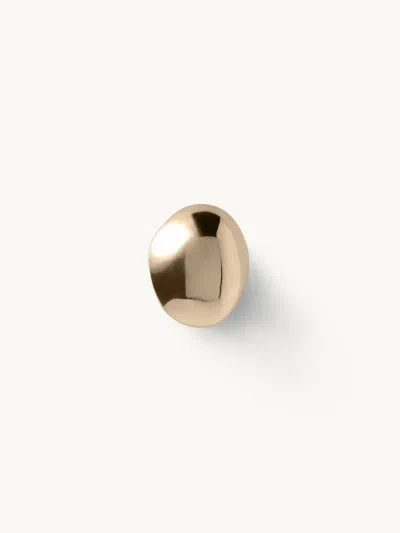 Annika Inez Small Spoon Ring 14k Gold-plated Sterling Silver 6