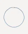 Annika Inez Sterling Silver Beaded Collar Necklace