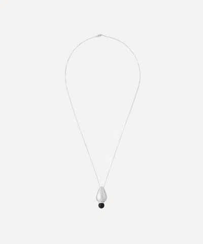 Annika Inez Sterling Silver Bulbous Pendant Necklace