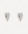 Annika Inez Sterling Silver Large Heart Hoop Earrings