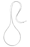 Annika Inez Tube Collar Necklace In Silver