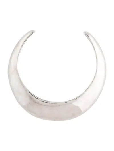 Pre-owned Annika Inez X Kindred Black Teak Wood Drift Collar Necklace, 12.5" In Multicolor