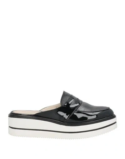 Anno Zero Woman Mules & Clogs Black Size 8 Textile Fibers