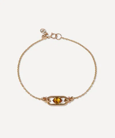 Annoushka 14ct Gold Gem Set Citrine November Birthstone Bracelet