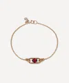 Annoushka 14ct Gold Gem Set Garnet January Birthstone Bracelet
