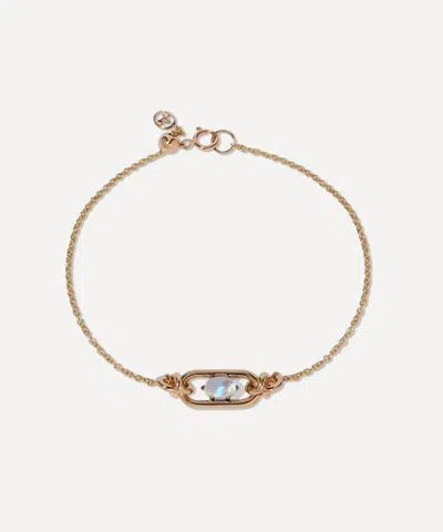 Annoushka 14ct Gold Gem Set Moonstone June Birthstone Bracelet