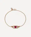 Annoushka 14ct Gold Gem Set Ruby July Birthstone Bracelet