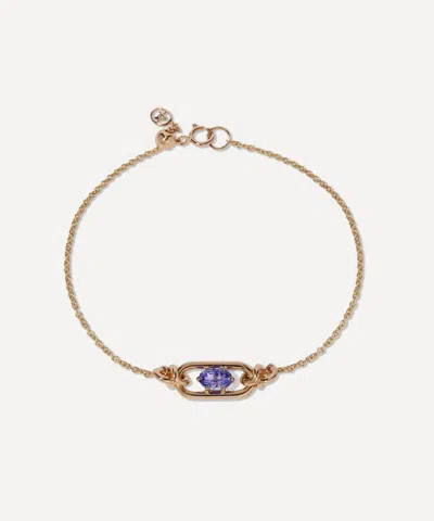 Annoushka 14ct Gold Gem Set Tanzanite December Birthstone Bracelet