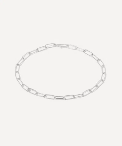 Annoushka 14kt White Gold Mini Cable Chain Bracelet