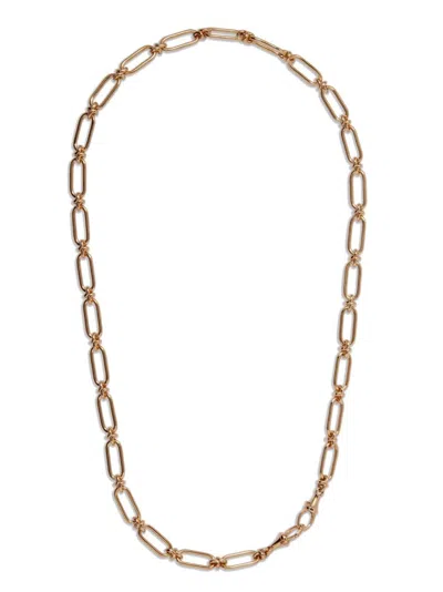 ANNOUSHKA 14KT YELLOW GOLD KNUCKLE CHAIN LINK NECKLACE