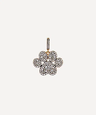 Annoushka 18ct Gold Diamond Paw Print Charm