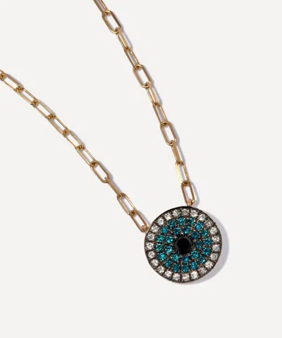 Annoushka 18ct Gold Evil Eye Pendant Necklace
