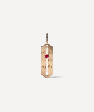 Annoushka 18ct Gold Loveometer Charm Pendant