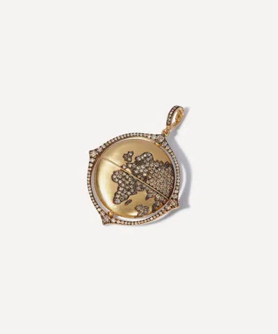 Annoushka 18ct Gold Mythology Diamond Globe Pendant