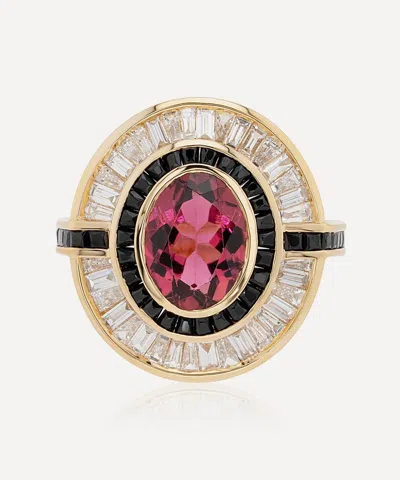 Annoushka 18ct Gold Palazzo Tourmaline And Diamond Ring