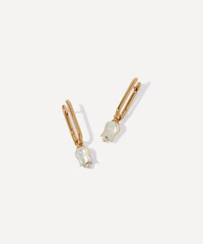 Annoushka 18ct Gold Tulip And Knuckle Hoop Earrings