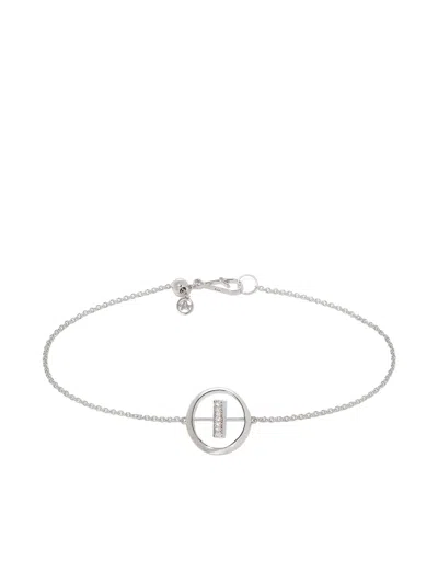 Annoushka 18kt White Gold Diamond Initial Z Bracelet In Silver