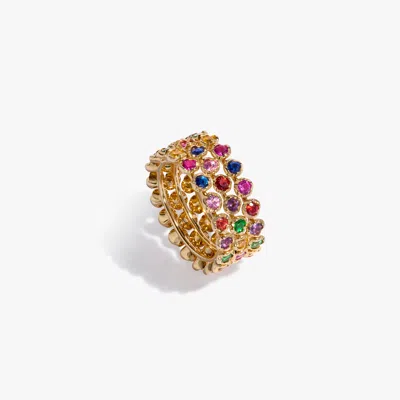 Annoushka Amethyst Triple Rainbow Ring 18y P