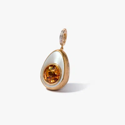 Annoushka Golden Egg Locket Charm Pendant