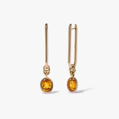 Annoushka Knuckle Citrine Long Earrings