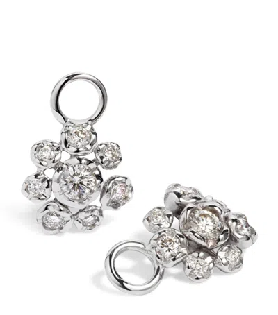 Annoushka Large White Gold And Diamond Whoopsie Daisy Earring Drops