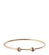 Annoushka Medium-large Yellow Gold And Sapphire Mythology Bangle In Gold