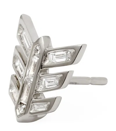 Annoushka White Gold And Diamond Flight Stud Earrings
