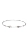 Annoushka White Gold And Sapphire Mythology Charm Bangle In White