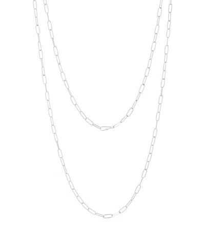 Annoushka White Gold Long Cable Chain