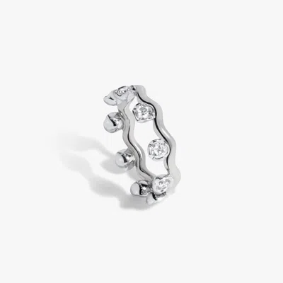Whoopsie Daisy Diamond Ring 18w R In White Gold from Annoushka Jewelry