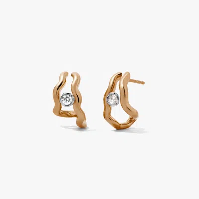 Annoushka Whoopsie Daisy Double Hoop Earrings In Gold
