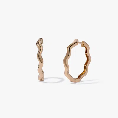 Annoushka Whoopsie Daisy Medium Hoop Earrings In Gold