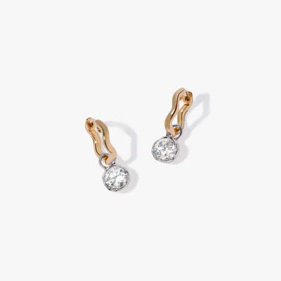 Annoushka Whoopsie Daisy Small Hoop 0.50ct Diamond Earrings In Gold