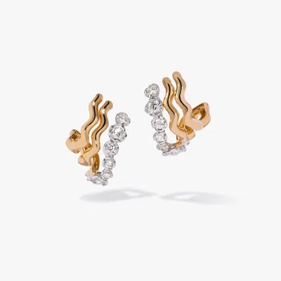 Annoushka Whoopsie Daisy Triple Hoop Earrings In Gold