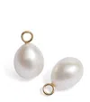 Annoushka Yellow Gold And Baroque Pearl Earring Drops In Gold