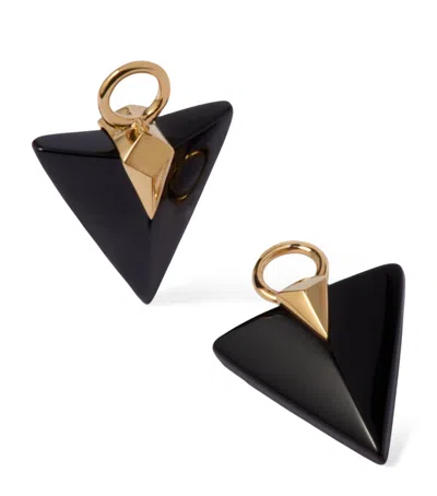 Annoushka Yellow Gold And Black Onyx Earring Drops
