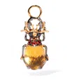 Annoushka Yellow Gold And Citrine Beetle Single Earring In Gold