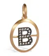 Annoushka Yellow Gold And Diamond B Pendant In Gold
