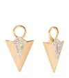 Annoushka Yellow Gold And Diamond Flight Arrow Earring Drops In Yellow