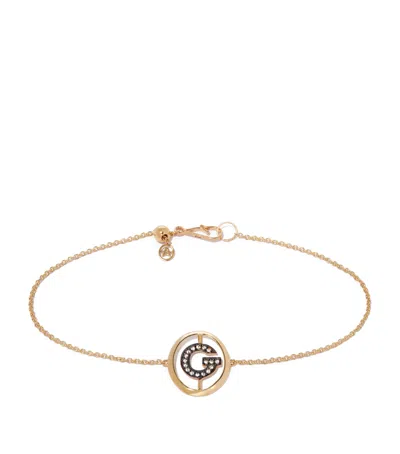 Annoushka Yellow Gold And Diamond G Bracelet