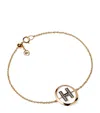 Annoushka Yellow Gold And Diamond Initial H Bracelet In Gold