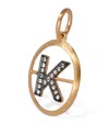Annoushka Yellow Gold And Diamond K Pendant In Gold