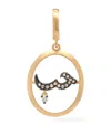 Annoushka Yellow Gold And Diamond Mythology Arabic Love Pendant In Gold