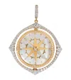 Annoushka Yellow Gold And Diamond Mythology Spinning Compass Pendant In Gold