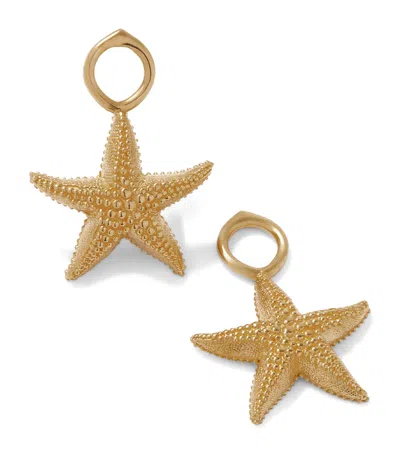 Annoushka Yellow Gold And Diamond Mythology Starfish Earring Drops