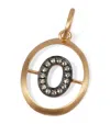 Annoushka Yellow Gold And Diamond O Pendant In Gold