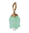 Annoushka Yellow Gold And Jade Tulip Charm In Gold