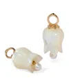 Annoushka Yellow Gold, Diamond And Pearl Earring Drops In Gold