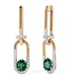 Annoushka Yellow Gold, Diamond And Tourmaline Drop Earrings In Gold