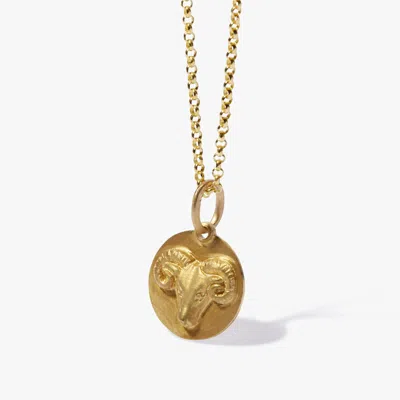 Annoushka Zodiac 18ct Yellow Gold Aries Necklace